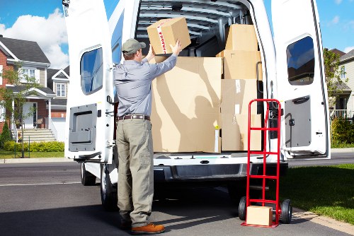 Cubic-yard quote example for a residential storage job