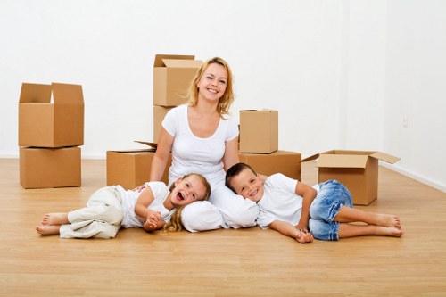 Local packing services in Fulham preparing boxes for relocation