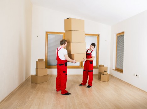 Organised furniture storage unit in Fulham with protected items